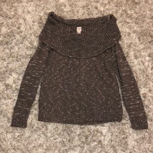 Off the shoulder sweater